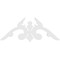 Ekena Millwork Pitch Milton Architectural Grade PVC Gable Pediment, 48"W x 22"H x 1"P (11/12) GPP048X022X100MIL - alternate 4